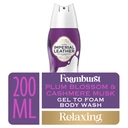 Imperial Leather Relaxing Foamburst Gel to Foam Body Wash Plum Blossom & Cashmere Musk 200ml image 2