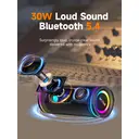 Mlove E80 Bluetooth Speaker, Bluetooth 5.4, Dual Speakers, RGB Lights, IPX7 Waterproof, TWS Connectivity image 2