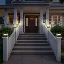 LUTEC 2-Piece Solar Pole Cover & Fence Light, IP65 Waterproof, 3000K Warm White LED for 4x4, 5x5, 6x6 Wooden/Vinyl Poles, Garden & Deck Decoration image 5
