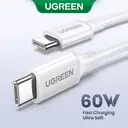 UGREEN Câble USB 2.0 Type C M-M nickel ABS blanc - 1 m image 2