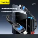 Câble de Données PAVAREAL en Alliage de Zinc Noir 30W PD CTOC à Charge Ultra Rapide avec Arrêt Automatique et Changement de Couleur image 4