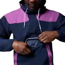 Columbia Challenger Men's Windbreaker Anorak - Navy/Purple image 4