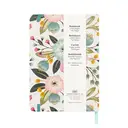 Jubiluu A5 Hardcover Notebook with Lined Pages - 96 Sheets (100g offset paper), Bookmark & Elastic Band -Classic Cream Ruled Journal for Writing, School, Office, and Gifts-Vintage Rose Garden image 6