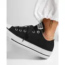 Converse Chuck Taylor All Star Lift Platform Canvas Women's Low-Top Shoes - Black image 2