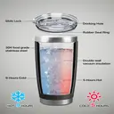 Hared Mug de voyage pour voiture 20 oz - Noir image 1