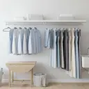 30 Pack Kids' Velvet Non-Slip Clothes Hangers, Space-Saving, Grey, Perfect for Toddler & Children's Clothing image 1