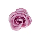 Wei’s Moment 20Pcs Artificial Flowers Roses, Real Touch
 Foam Roses, Fake Flowers Rose for DIY Wedding Bridal Bouquets Baby Shower Table Centerpieces Home Decorations, Cream Powder purple image 3
