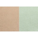 BJÖRN Set de table réversible incurvé - Lot de 6 - Cuir recyclé - Rose pâle et vert pâle image 4