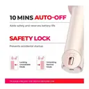 TYMO CurlGo Cordless Automatic Curling Iron, Portable Hair Curler, Beach Waves Curling Wand, 3 Temp Settings, Rechargeable & Dual Voltage, Pink, HC520P, Top Gift Picks image 8