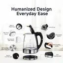 Cuisync 1.7L High Borosilicate Glass Electric Kettle, 2200W High Power Fast Boiling, 304 Stainless Steel Base, 360° Rotating Base, Household Electric Kettle (FY-788) image 7