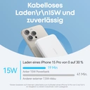 Anker MagGo magnetische Powerbank (10.000 mAh, schlank, weiß) Qi2-zertifiziert, tragbar, 15 W ultraschneller MagSafe-kompatibler Ladegerät, ergonomisches Design, nur für iPhone 17/16/15/14 image 2