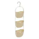 Essentials by Premier 3 Tier Cream Shower Caddy image 1