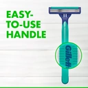 Gillette Blue II Plus Slalom Disposable Razors With Two Blades And Pivoting Head 4 Counts image 1