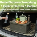 IAGREEA Tragbarer elektrischer Kocher 1,6 L Ramen-Kocher, Ramen-Nudelkocher – Dual Power Mini Ramen-Maker, multifunktionaler Lazy Pot, antihaftbeschichteter Nudelkocher mit Trockengehschutz für Pasta, Nudeln, Eiersuppe, kompakt für Wohnheim und Büro (Grün) image 3