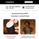 Huacan transparent and convenient concentrated extraction coffee pot, hand press coffee machine image 5