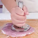 Maxcook Maillet à viande en acier inoxydable 304 Étalez-viande Étalez-viande Maillet de cuisine Marteau à viande multifonction Épaissi et alourdi pour assouplir le poulet MCPJ9478 image 2