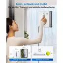ECOVACS mini 2 (weiß/silber) ist ein intelligenter Fensterreinigungsroboter, ausgestattet mit einem Ultrasprüh-System, einem innovativen Steigsystem für geradliniges und stabiles Klettern, verbesserten 4 Eckbürsten und der WIN-SLAM 4.0-Technologie für eine mühelose Fensterreinigung. image 2