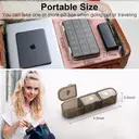 GAONLY Pilulier hebdomadaire pour 3 comprimés par jour - Marron image 6