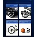 6000mAh Dual Power Digital Display Air Pump, Mini Portable with LED Light, Suitable for Inflating Car, Motorcycle, and Bicycle Tires, and Ball Inflators image 8