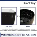 DeerValley Rectangular Bathroom Sink Black Exterior, White Interior Countertop Basin 475mm*375mm, Bathroom Sink, Hand Wash Basin image 6
