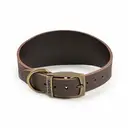 Ancol Timberwolf Leather Collar Sable 45cm image 0