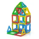 Tokky 36-Piece Magnetic Tiles Mini Building Toys, Introductory Educational Enlightenment, Strong Magnetic Attraction Structure, ABS Safe Material, Color Box Packaging CQ10 image 2