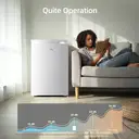 CHiQ JKR120DWE 126L 55cm White Larder Fridge – Freestanding Under Counter Fridge, E Rated image 5