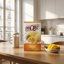 Q-Brand Mochi format croquant à la crème qui éclate, saveur mangue, 104 g image 2