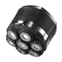 Komingdon [Electric Bald Clipper] Cordless 6D Men's Electric Bald Head Clipper with LED Display - 6 Floating Blades, Rechargeable, Perfect for Short Hair & Travel A black image 8