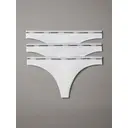 Calvin Klein 3-pack strings - Icon logo - Wit 3XL image 0