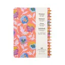 Jubiluu Carnet à spirale A5 à couverture rigide, ligné - 96 feuilles (papier offset 100 g/m²) - avec bande élastique - Carnet règlé crème classique pour écrire, école, bureau et cadeaux - Fleur d’oranger image 6