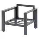 Hespéride Évasion - Ensemble de mobilier de jardin 5 places - Gris graphite et miel image 6