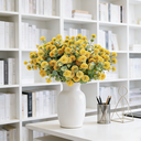 4Pcs 13.77in/35cm
Artificial Billy Ball Flower Man Fake Plants Living Room Decoration Ornaments Desktop Fake Flowers(yellow) image 7