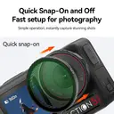 ochama x J.ZAO Action Filter Kit for DJI Action 3/4/5PRO - 4-Piece Set with CPL Polarizer & ND8/16/32 Filters - Camera Accessories image 4