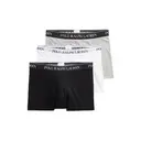 Ralph Lauren Stretch Cotton Trunk 3-Pack - White/Polo Black/Andover Heather image 0