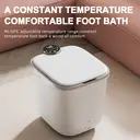KASJ K3 Bain de pieds à massage avec compression d'air et chauffage intelligent à température constante image 3