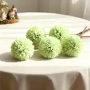 Wei's Moment 6Pcs Artificial 
Flowers Artificial Hydrangea Decoration for Wedding Vase Green image 1