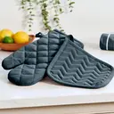 Dexam Single Oven Glove Love Colour 100% Cotton Ink Blue image 6