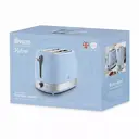 Swan Retro Revive 2 Slice Toaster, Hidden Cord Storage, Vintage, Variable Width Slots, 930W, Coated Stainless Steel, Blue with Chrome Accents - ST19028BLU image 7
