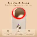Breo Lucky 7 massagepistool met warmte, diepwerkende spiermassage, stimulator, lichaamsondersteuning, laag geluidsniveau voor herstel, voor sport image 4