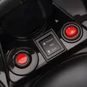 AIYAPLAY 6V Electric Ride on Car, Kids ATV 4 Wheeler with Music and LED Headlights, Indoor Outdoor Toy Car Red image 1