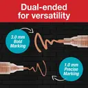 Faber-Castell Marqueurs acryliques Black Edition Shake & Paint, 6 pièces, couleurs métalliques image 4