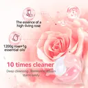 Jessgood Capsules de lessive Pin & Rose, 300 g, 30 capsules, 3-en-1: parfum et adoucissant, antibactérien et anti-acariens, parfum longue durée image 2