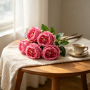 2Pcs 17.71in/45cm
Artificial Austin Tea Rose Latex Simulation Flower Really Touch Wedding Banquet Family Party Garden Flowers Arrangement Decor(rose red) image 3