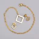 18K PVD Gold Plated Stainless Steel Square Jewelry Set, Geometric Necklace and Earrings image 6
