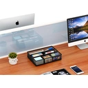 Senhoglb Plateau organisateur en maille pour tiroir - Noir - Vente d’année nouvelle - Sélection cadeaux image 6