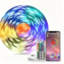 Vivreal HM-5-16 Ruban LED RGB intelligent 5 m avec télécommande et application - Multicolore image 0