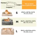 FUNNYFUZZY Tapis protecteur de canapé pour chien et chat tie-dye marron - Taille S image 7