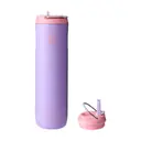 Bottle Bottle Lilac 700ml (24oz) Stainless Steel Insulated Water Bottle with Straw, Lid, and Handle, Suitable For Men And Women For Sports, Travel, And Gym Use image 0