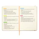 Jubiluu A5 Hardcover Notebook with Lined Pages - 96 Sheets (100g offset paper), Bookmark & Elastic Band -Classic Cream Ruled Journal for Writing, School, Office, and Gifts-Blush Floral Bouquet image 7